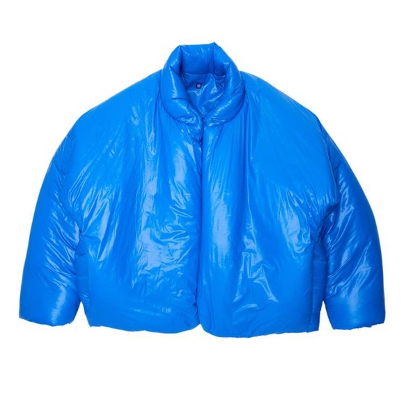 GAP Jackets & Coats Yeezy X Gap Jacket Blue Poshmark